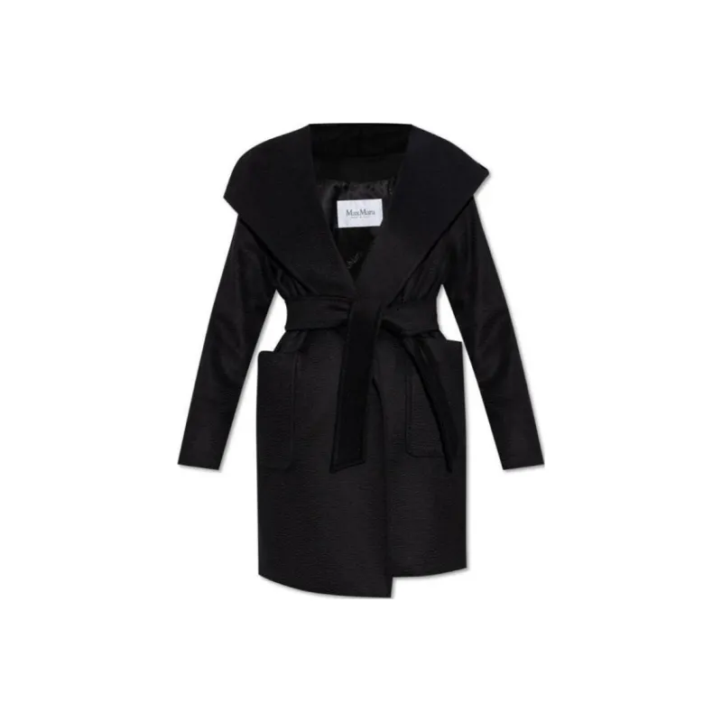 MaxMara Belted Long Sleeved Coat-0