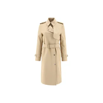 Burberry Trench Coats Women's Khaki