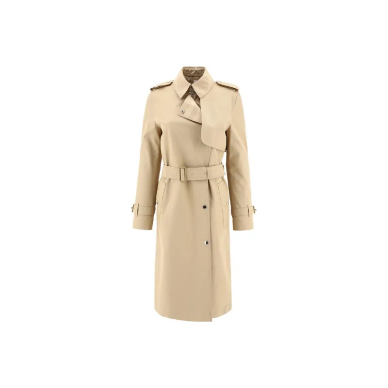 Burberry Trench Coats Women's Khaki-0
