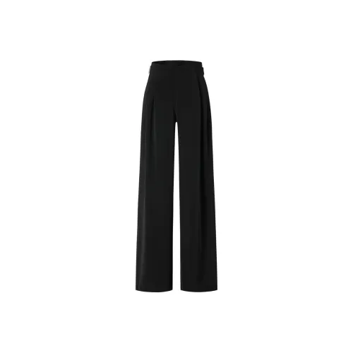 JZ. ANNAKRO Casual Pants Women's Plain Black