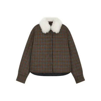 WE11DONE FW24 Puffer Jacket Women's Brown