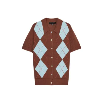 ZARA Knitwear Women's Brown Blue
