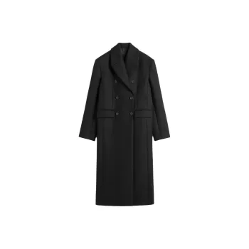 TOTEME Broad Double-Breasted Midi Coat