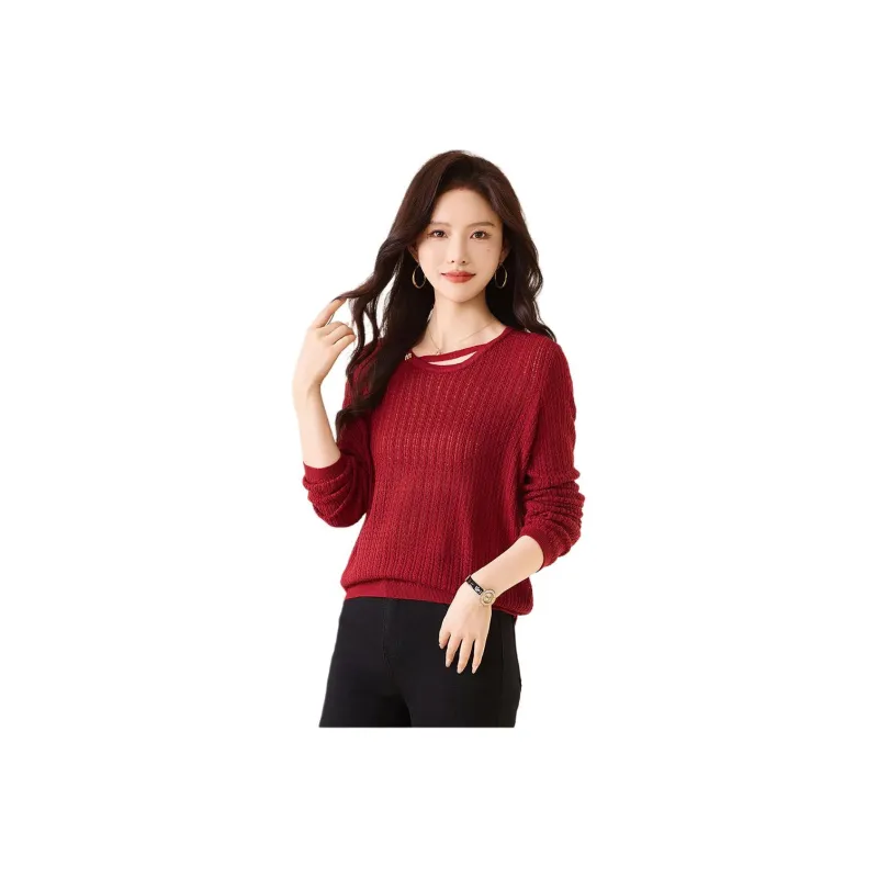 X MOOM Knitwear Women's Red-0