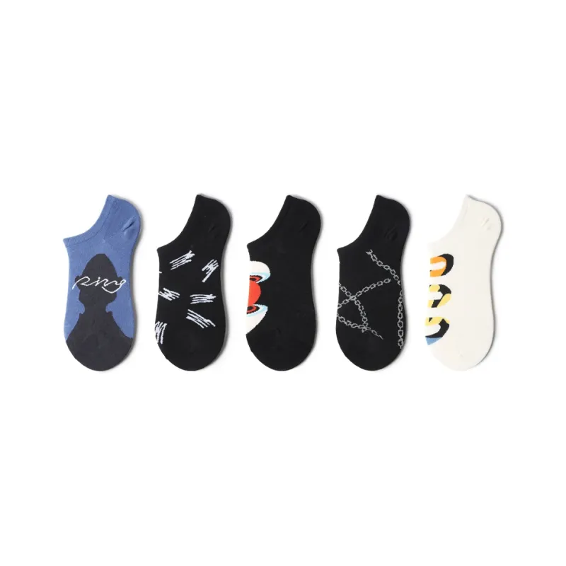 LUYOUYE No Show Socks Men's 4 Pack-10