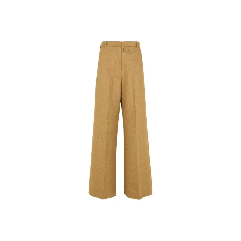 SportMax 'S Max Mara Wide Leg Tweed Trousers-0