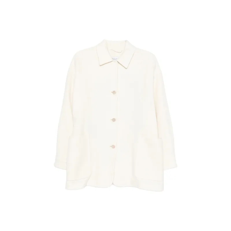 MaxMara Single Breasted Straight Hem Coat-0