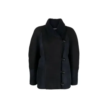 ISABEL MARANT ETOILE Abeni High Neck Wrapped Coat