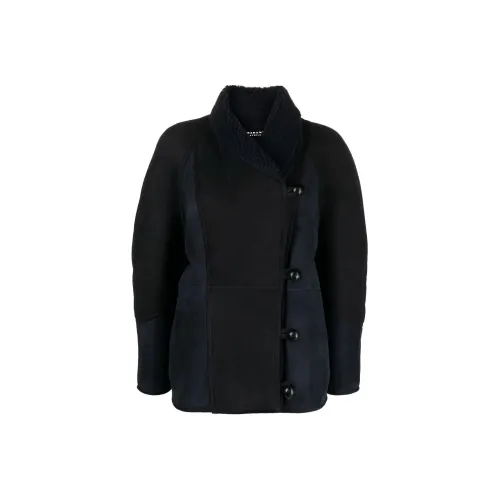 ISABEL MARANT ETOILE Abeni High Neck Wrapped Coat