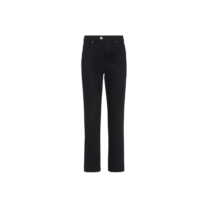 FENDI Ff Logo Slim Fit Jeans-0