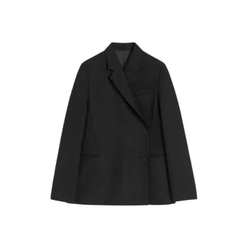 TOTEME Double breasted Interlock twill Blazer