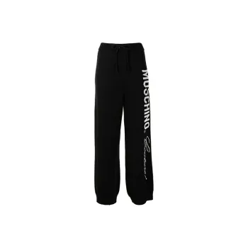 MOSCHINO Knitted Sweatpants Women's Black