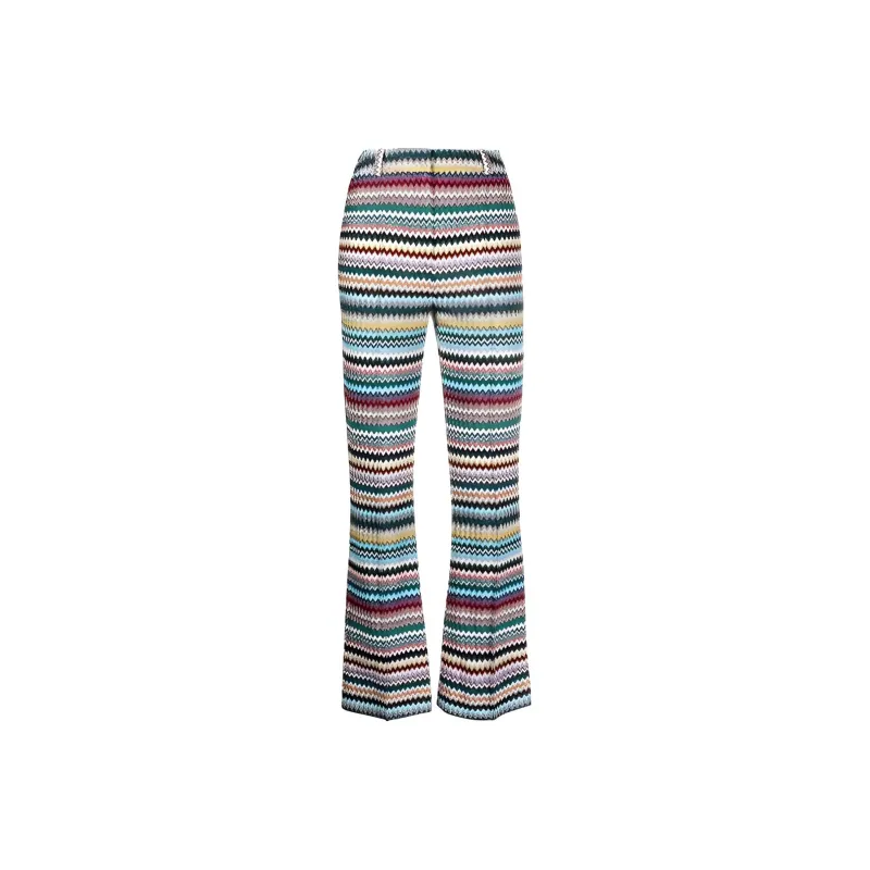 MISSONI Flared Pants Moderate Pants All Spring And Fall Women's Multicolor-0