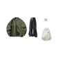 Army Green+Black Pants (Includes 1 White Gray Sweatshirt)