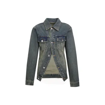ONOFFON Denim Jackets Women's Blue