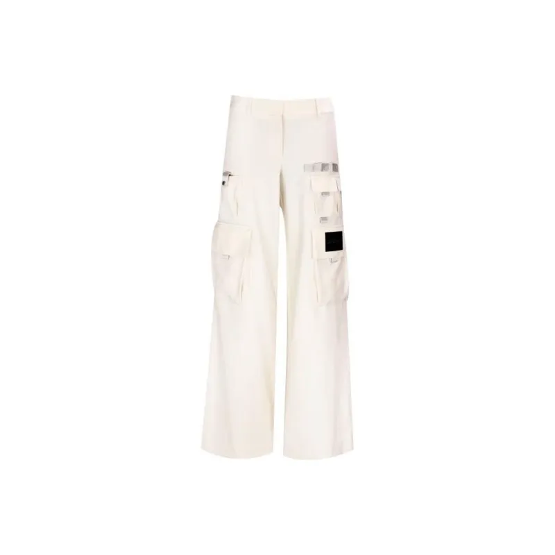 OFF WHITE Toybox Wide leg Cargo Trousers-0