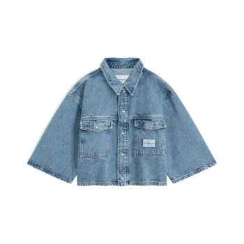 CALVIN KLEIN Denim Jacket Women's Denim Blue