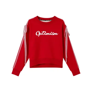 Oudifu Sweatshirts Women's Red