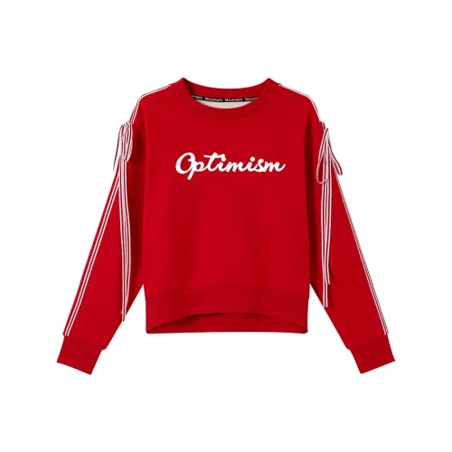 Oudifu Sweatshirts Women's Red