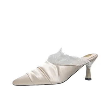 AJPAP Slip Resistant Closed Toe Slippers Women's