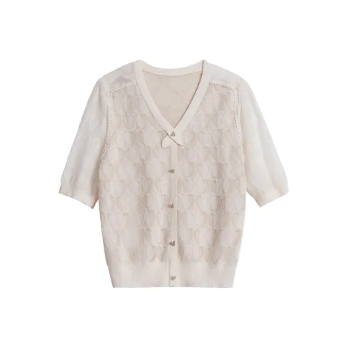 Mambe Knitwear Women's Beige Apricot