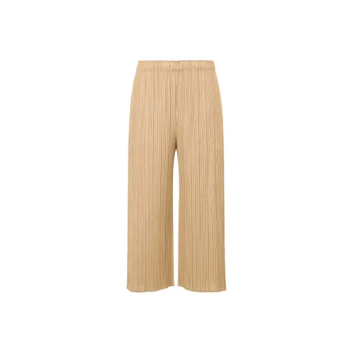 PLEATS PLEASE ISSEY MIYAKE Mc August Pants 'Beige'