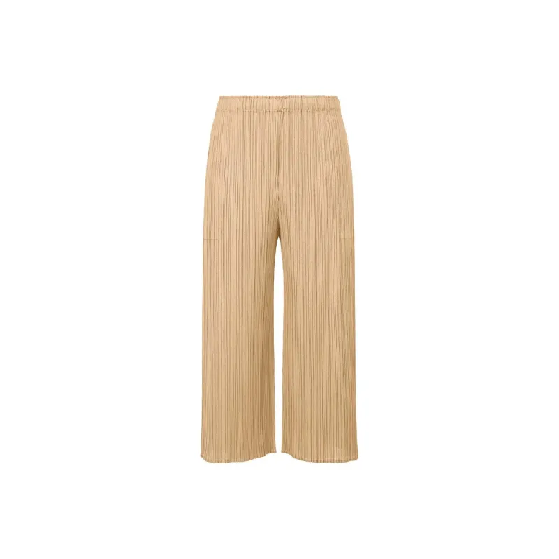 PLEATS PLEASE ISSEY MIYAKE Mc August Pants 'Beige'-0