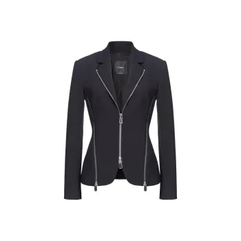 PINKO Zipped Crepe Jacket