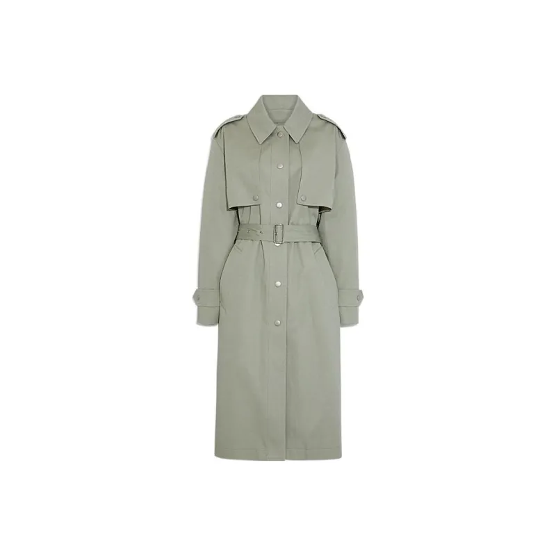 COACH Trench Coat Women's Light Green-0