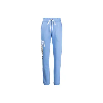 AMIRI Knitted Sweatpants Women's Blue