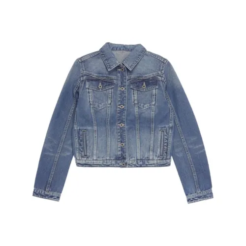 Fax Copy Express Denim Jacket Women's Blue