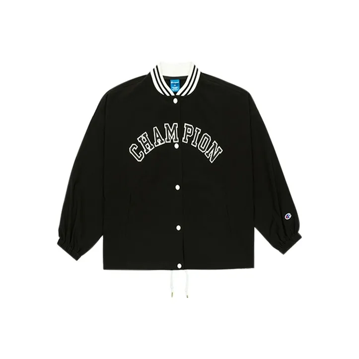 Champion Baseball Jacket Japan Version Women's Black-0