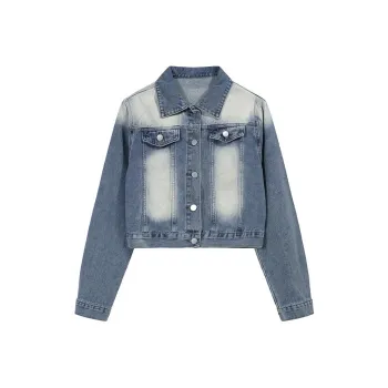ETSE Denim Jackets Women's Blue