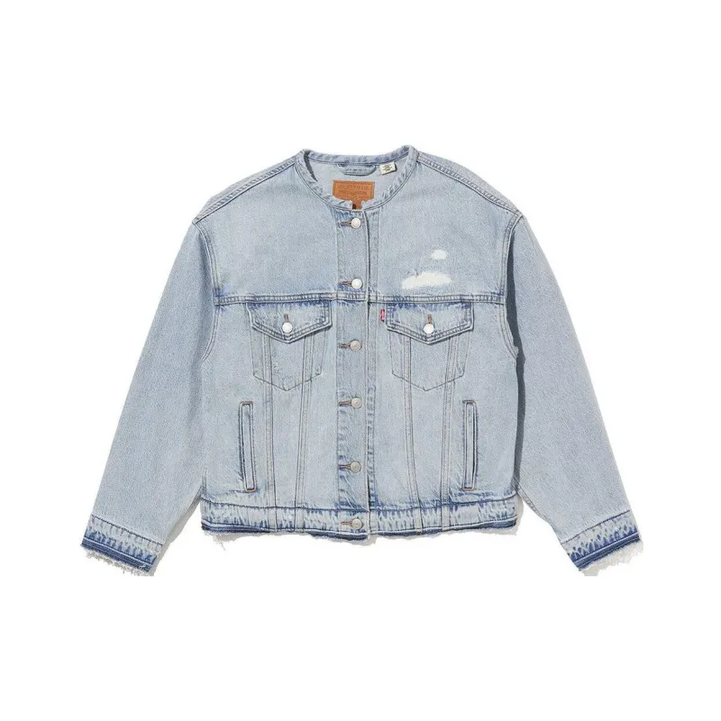 Levis Denim Jackets Women's Indigo-0