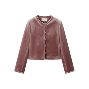 ZHOUMIAO Velvet feel Coat Women's