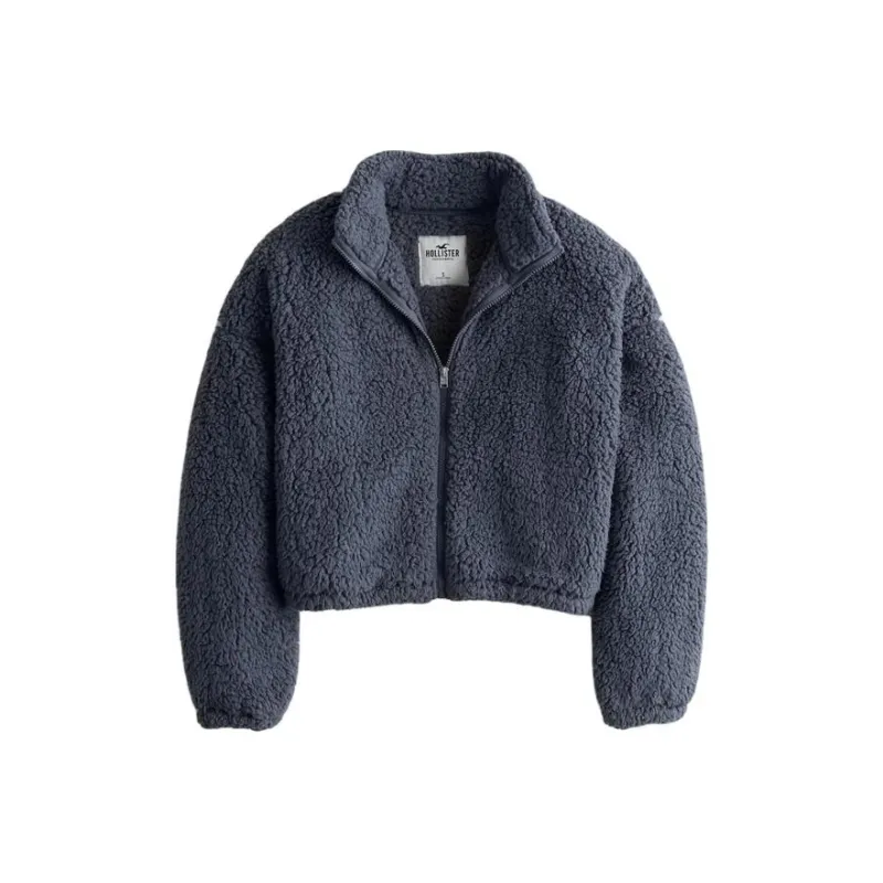 Hollister Velvet-feel Coat Women's-0