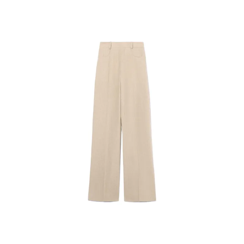 Jacquemus Knitted Sweatpants Women's Light Umber-0