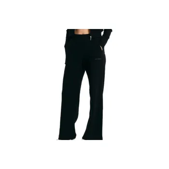 New Balance WOMEN Soft Vertical Pattern Wide Leg Pants Casual Pants Women's Black