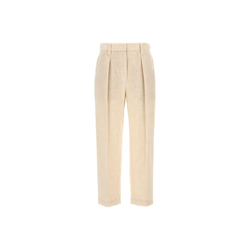 Brunello Cucinelli Pleated Trousers-0