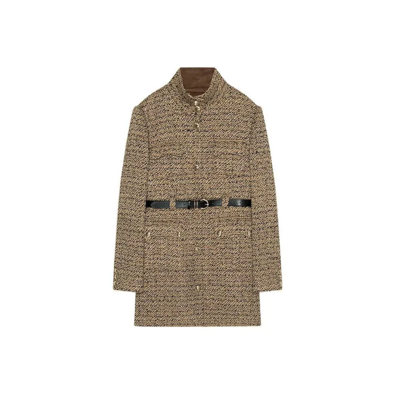 DKNY Coat Women's Coffee & Color-0