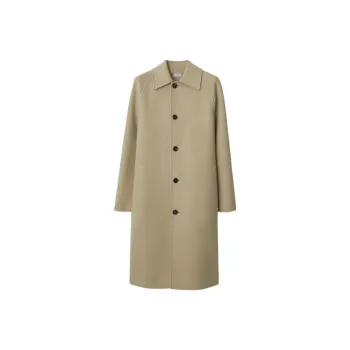 Burberry Car Wool Midi Coat