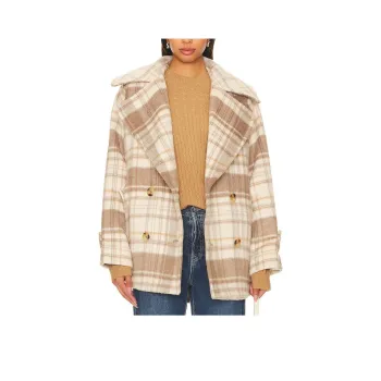 FREE PEOPLE Coats Women's Brown