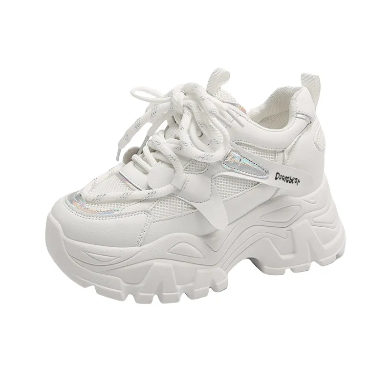Budding Bear Abrasion Resistant Breathable Slip Resistant Low Top Chunky Sneakers Women's-22