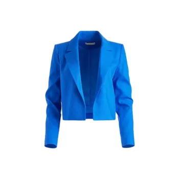 ALICE+OLIVIA Denny Cropped Blazer