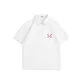 White (Square and Circle) Chest Logo