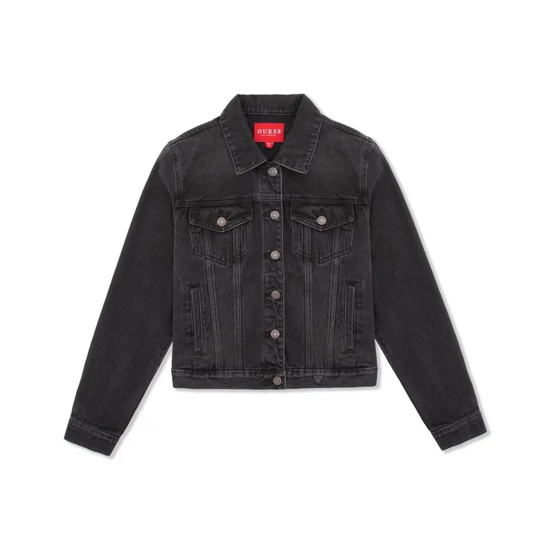 GUESS Denim Jacket Women's Black-0