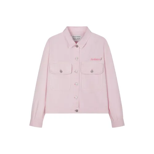 Teenie Weenie Cropped Coats Women's Pink