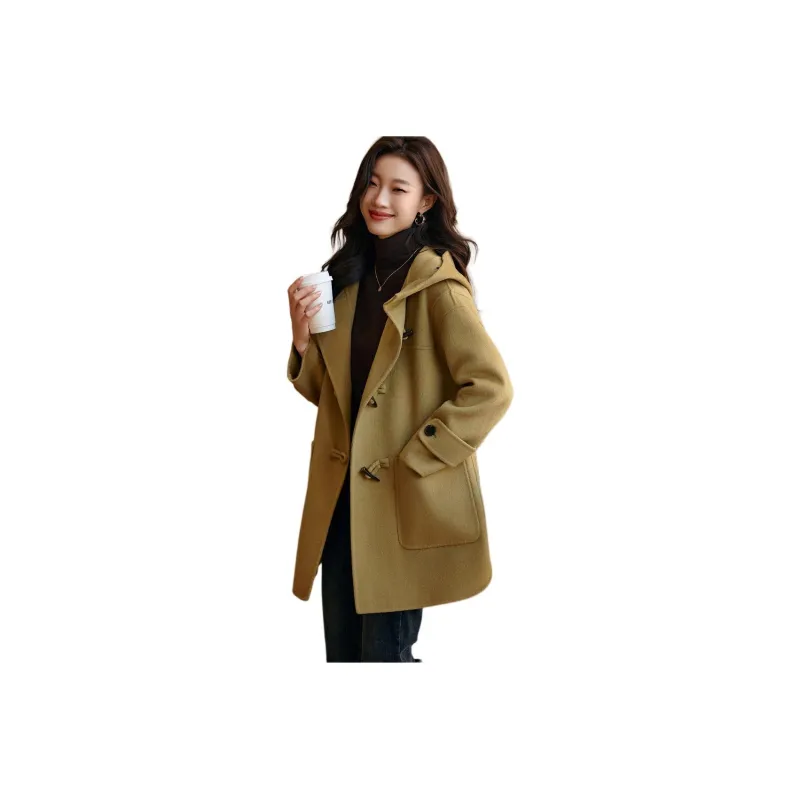 Mo Han Yi Mei Coat Women's Autumn Green Yellow-0