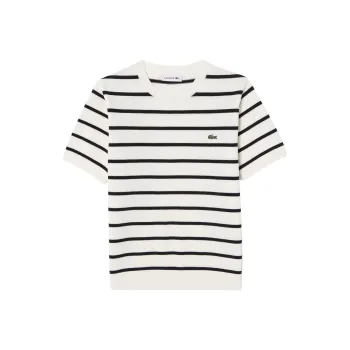 LACOSTE Knitwear Women's Black White