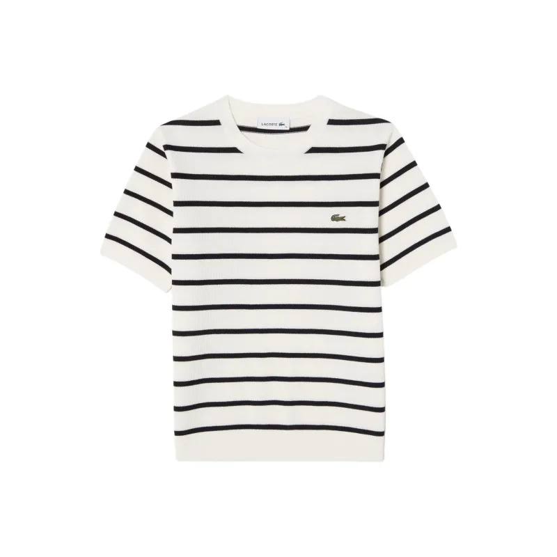 LACOSTE Knitwear Women's Black White-0